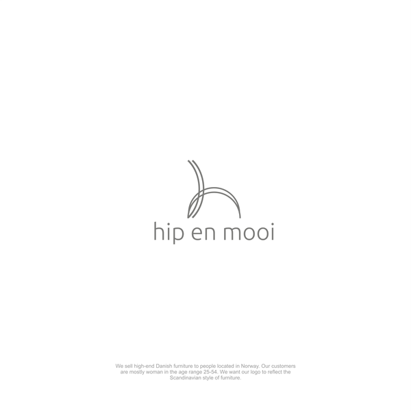 Design by Khalif™ titled "hip en mooi logo design"