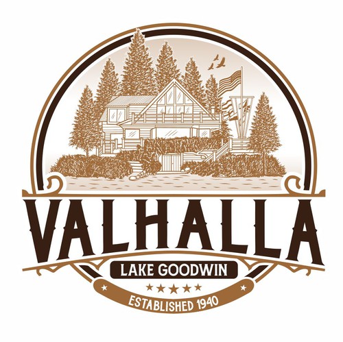 Cabin Logos - 115+ Best Cabin Logo Ideas. Free Cabin Logo Maker ...