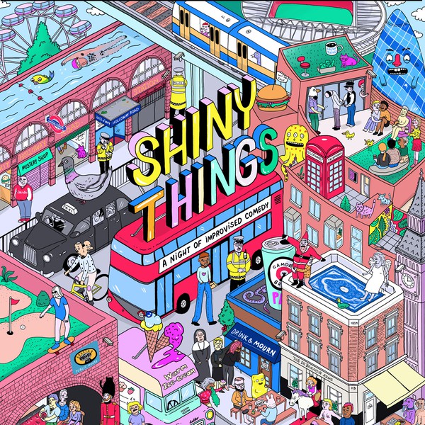 isometric london scene