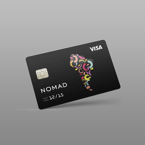 Premium Credit Card Design for Young Professionals in Latin America Diseño de Byteripper