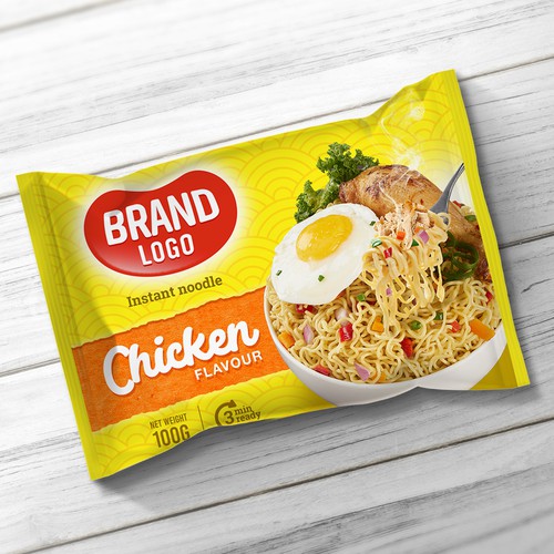 Fresh Identity for Instant noodles Design by mwirdan