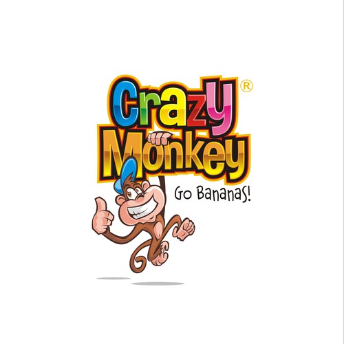 Crazy Monkey--Go Bananas! | Logo design contest