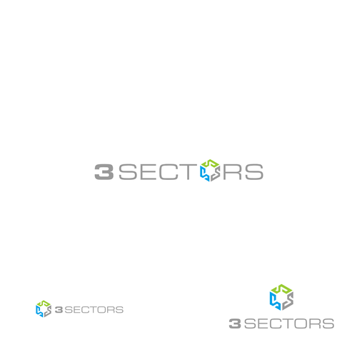 Design logo for 3Sectors (Conference and exhibition organization company) Design by debora_