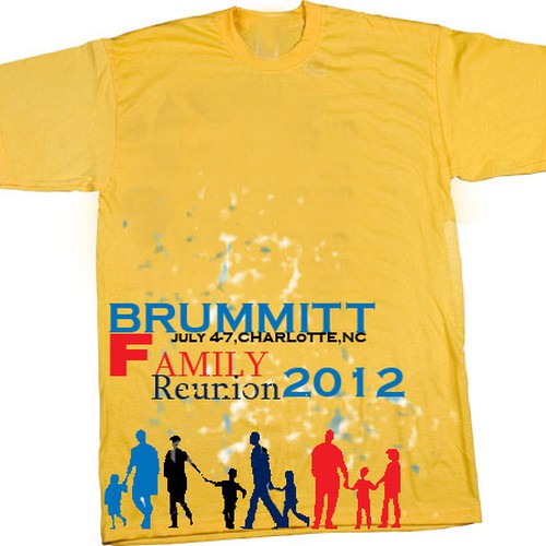 Design di Help Brummitt Family Reunion with a new t-shirt design di tasmeen