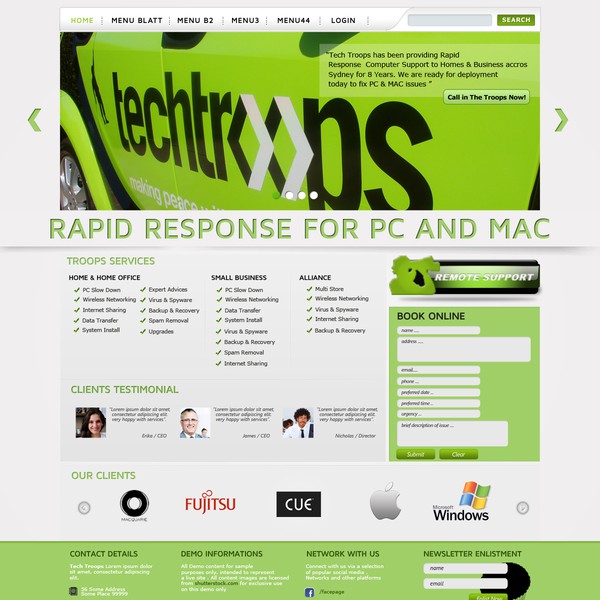 TechTroops seeks GREAT NEW website