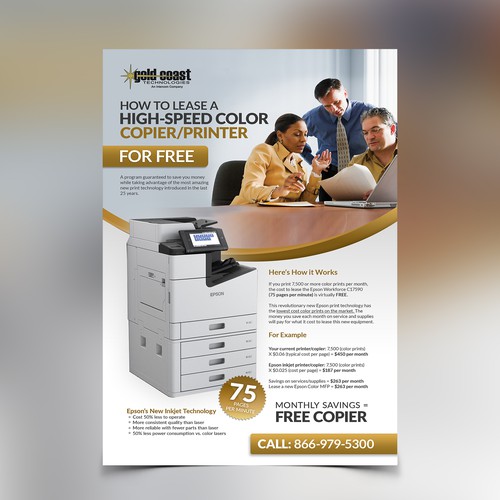 Design a flyer for a Free Epson printer Postcard, flyer or print contest