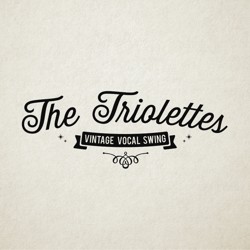 Three professional female singers (The Triolettes) are looking for a retro-chique, curly-feminine logo!! Design by phete