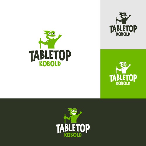 Bring Tabletop Kobold to Life with a Fun, Memorable Logo and Branding Design by keoart