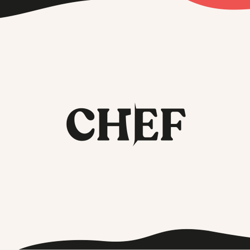 "CHEF": Food & Cooking Social Media Logo Design by Snee.ze