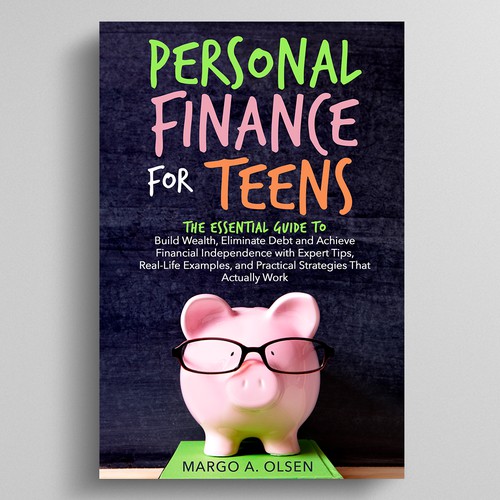 Cover design for a book about personal finance that will appeal to Gen Z Design by Dynaaa