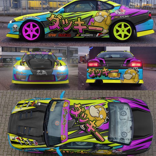 design a drift car livery