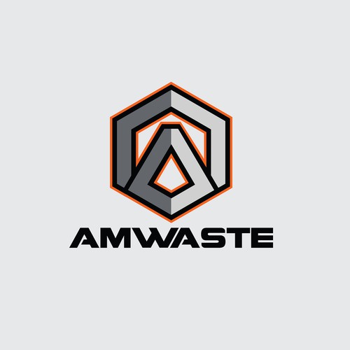 Amwaste Logo Design Design by marbona