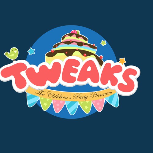 logo for Tweaks - The Children's Party Planners Design by Valeriedraws