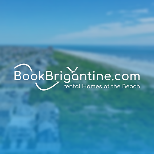 BookBrigantine.com Simple Vacation Rental Logo Design by MARSa ❤