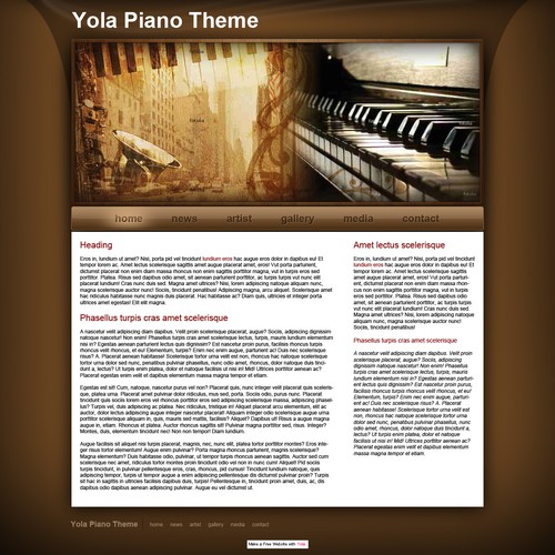1-3 Page Website Template Design von Anachronox