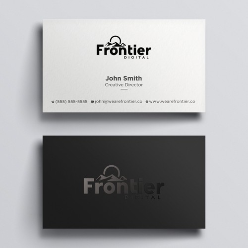 Create a business card with a rock solid brand Réalisé par Rskylight