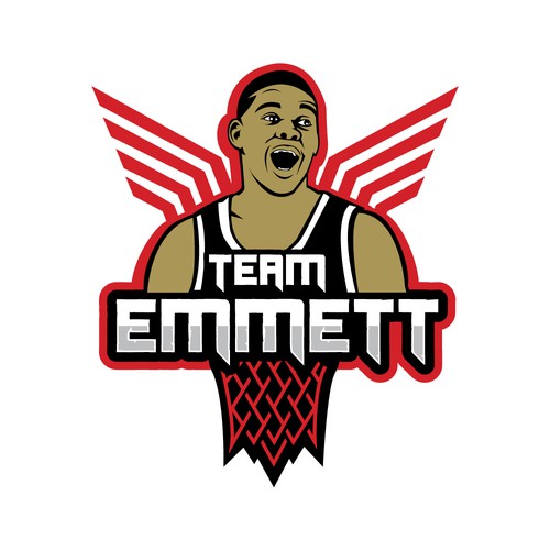 Basketball Logo for Team Emmett - Your Winning Logo Featured on Major Sports Network デザイン by Web Hub Solution
