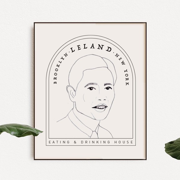 Hand drawn portrait design