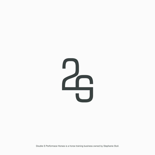 "SS" or "2S" Brand Mark for Double S Performance Horses Design by 3PM