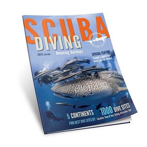 Design di eMagazine/eBook (Scuba Diving Holidays) Cover Design di pop ● design