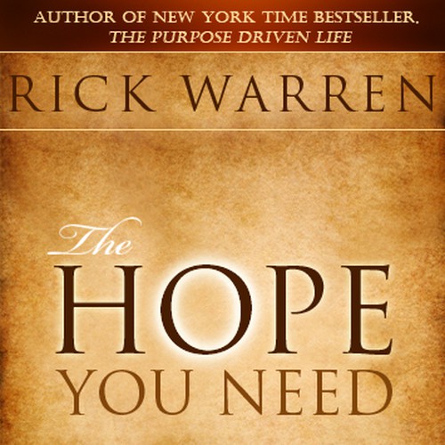 Design Rick Warren's New Book Cover デザイン by Endrias