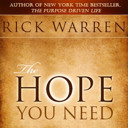 Design Rick Warren's New Book Cover Design by Endrias