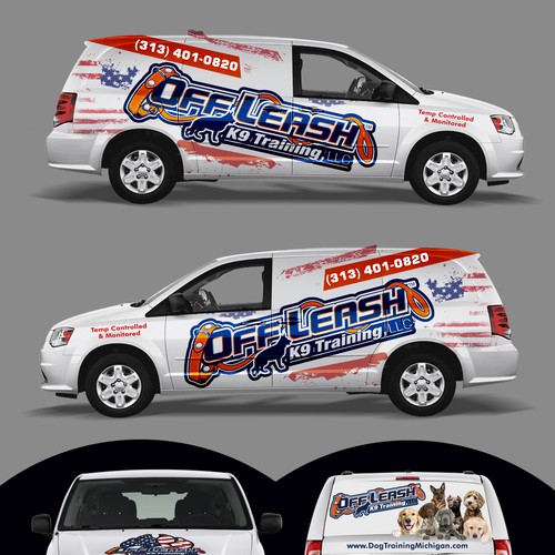 Fun, Trendy, Eye Catching Partial/Full Van Wrap Design by Tanny Dew ❤︎