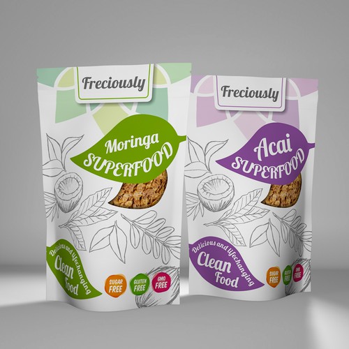 Design a Brand Package for a Delicious, Vibrant and Clean Food ...