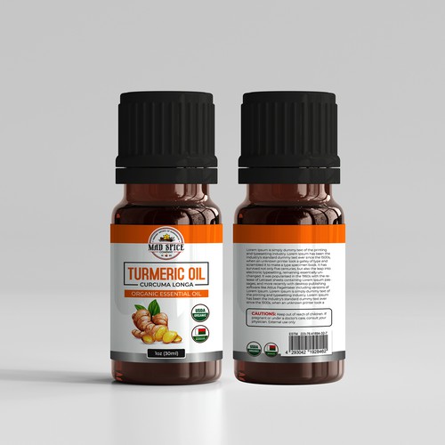 Essential Oil Label Design Design by GRFXStudio⁷⁴ ❤
