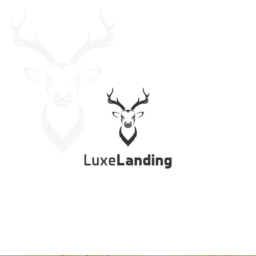 Brand Logo of Simple Design of a Stag (Male Deer) Head Design by Indra Ardiananta