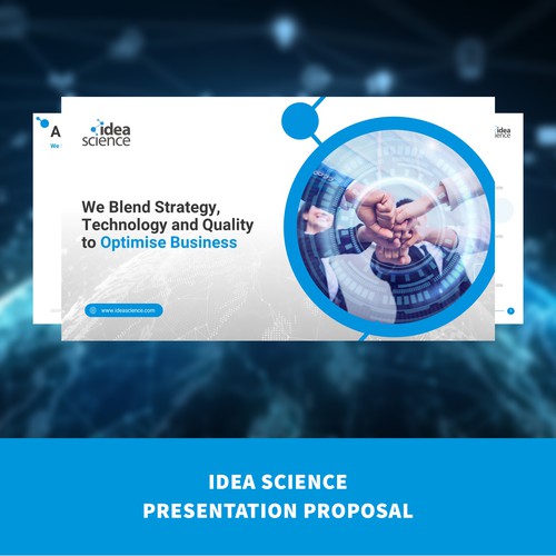 Design a powerful Base Powerpoint Template to speak to top tier brands Design by SlideFactory