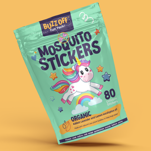 Mosquito repellent patches for Kids Design by Murilo Pimenta