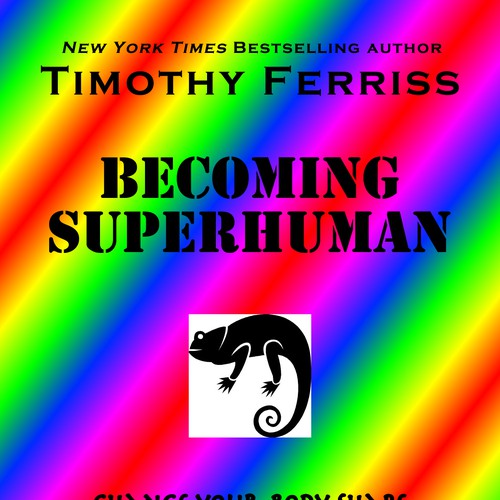 "Becoming Superhuman" Book Cover Diseño de Stewart Behymer