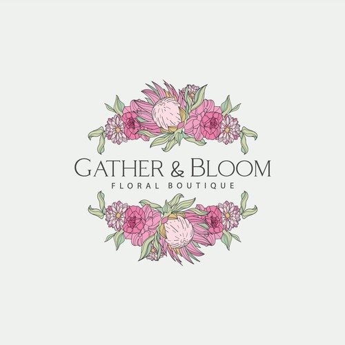 A gorgeous eye catching logo design for a new floral boutique Design by Mararti
