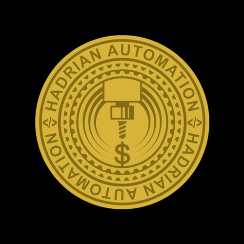 Commemorating coin for Hadrian Automation series A closure Design by MADE K