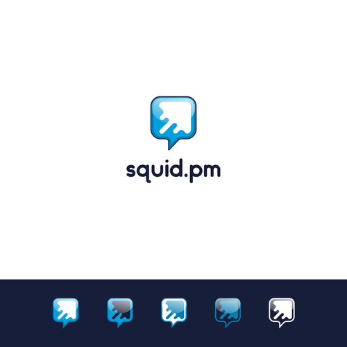 Design a squid logo for a messaging app/website/social network Design by Dadio!