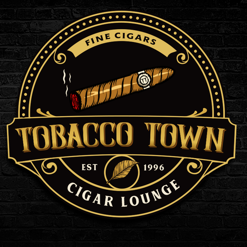 Cigar Lounge Logo Design and Identity Design by Agenciagraf