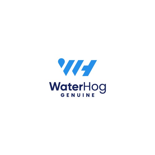 WaterHog Logo Design by _barna