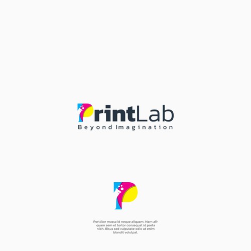 Request logo For Print Lab for business   visually inspiring graphic design and printing Design by MYXATA