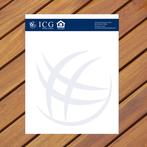 New stationery wanted for ICG Home Loans Design por Umair Baloch