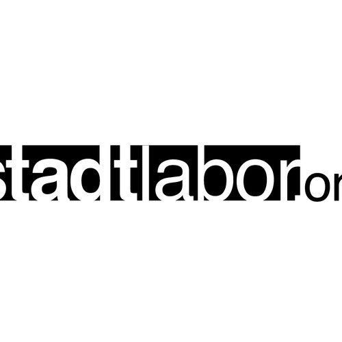 New logo for stadtlabor.org Diseño de HouseBear Design