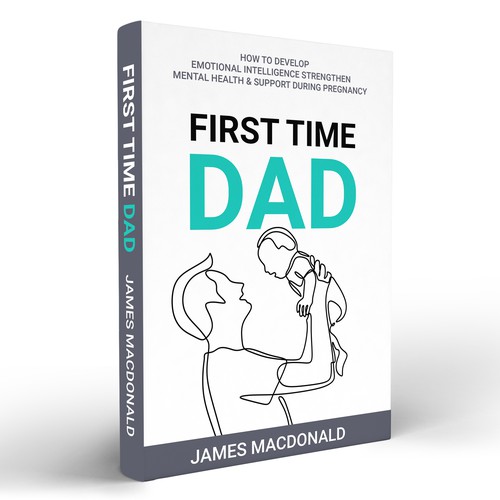 Book cover art appealing to First Time Dad & Expectant Mums Design by Masud007