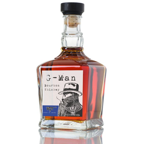 G-Man Whiskey Is seeking a distinctive design for our new brand. Design by Windmill Designer™