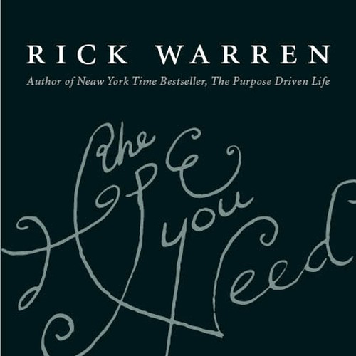Design Rick Warren's New Book Cover Design by MisterD