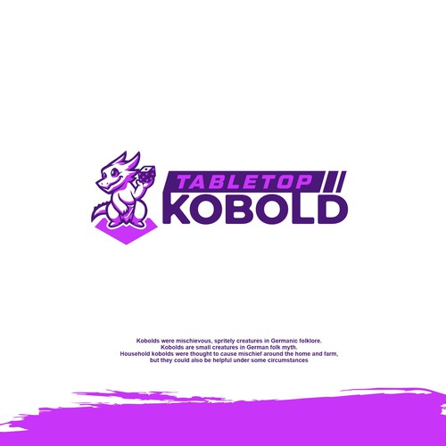 Bring Tabletop Kobold to Life with a Fun, Memorable Logo and Branding Design by Gunsganesh