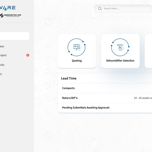 Design new User Interface for customer facing software. Design by MercClass