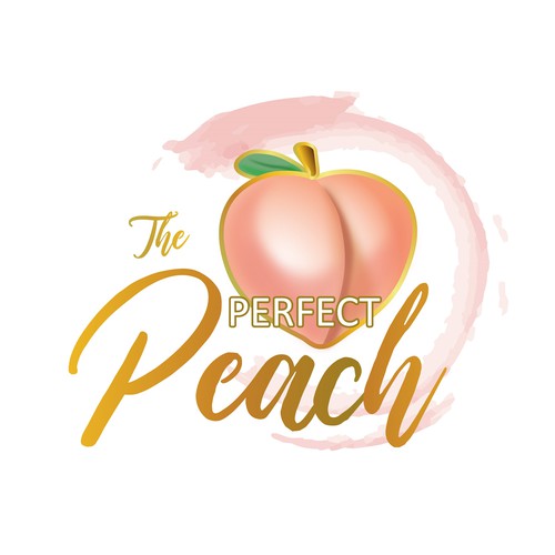 The Perfect Peach! Peach Bleach Logo Design by A_S_design