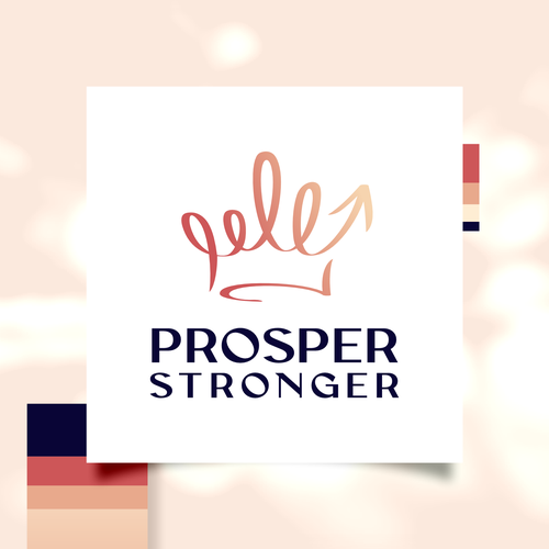 Prosper Stronger Logo Design by dznWILD