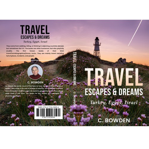 Cover for a travel/autobiography/brief essay book Design by NoBoundaries