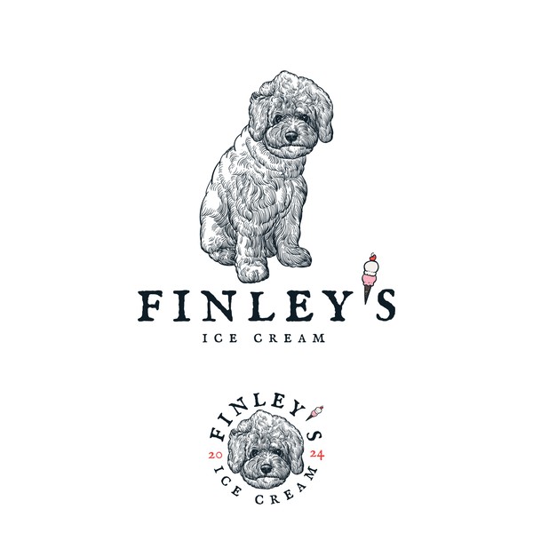 Design by cus. titled "Concept for Finley's Ice Cream"